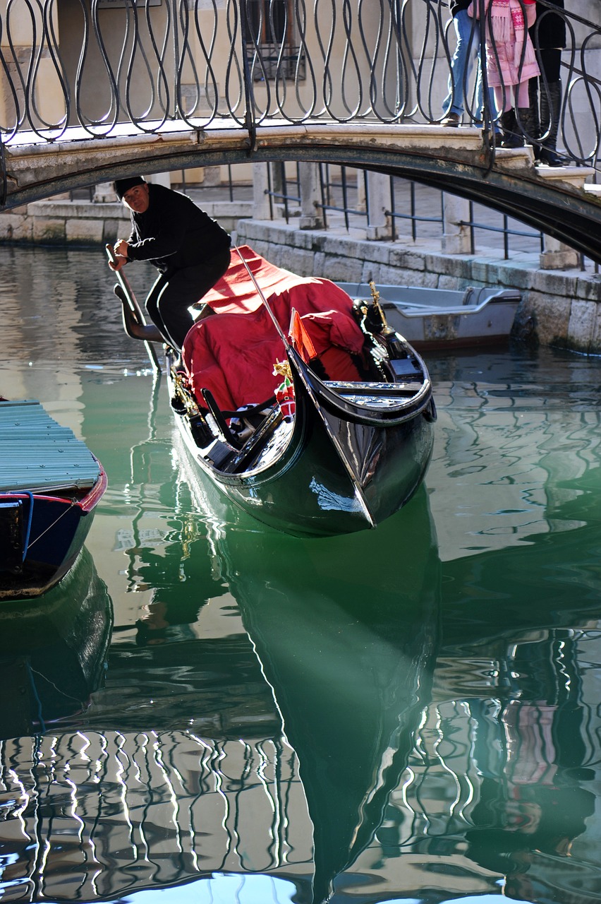 venice  gondolier  gondola free photo