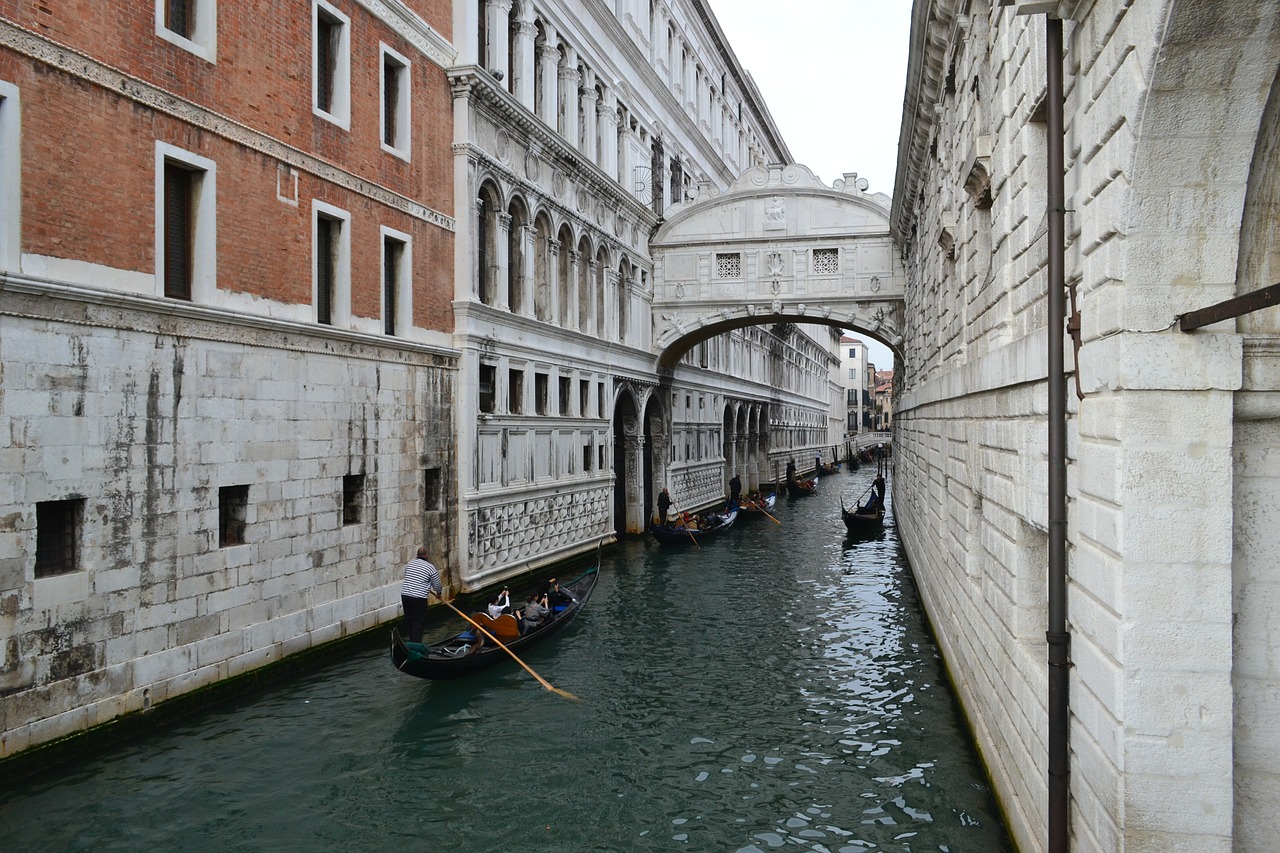 venice gondolas italy free photo