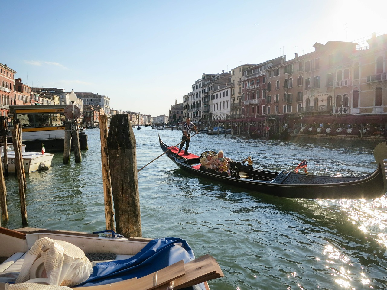 venice gondola water free photo