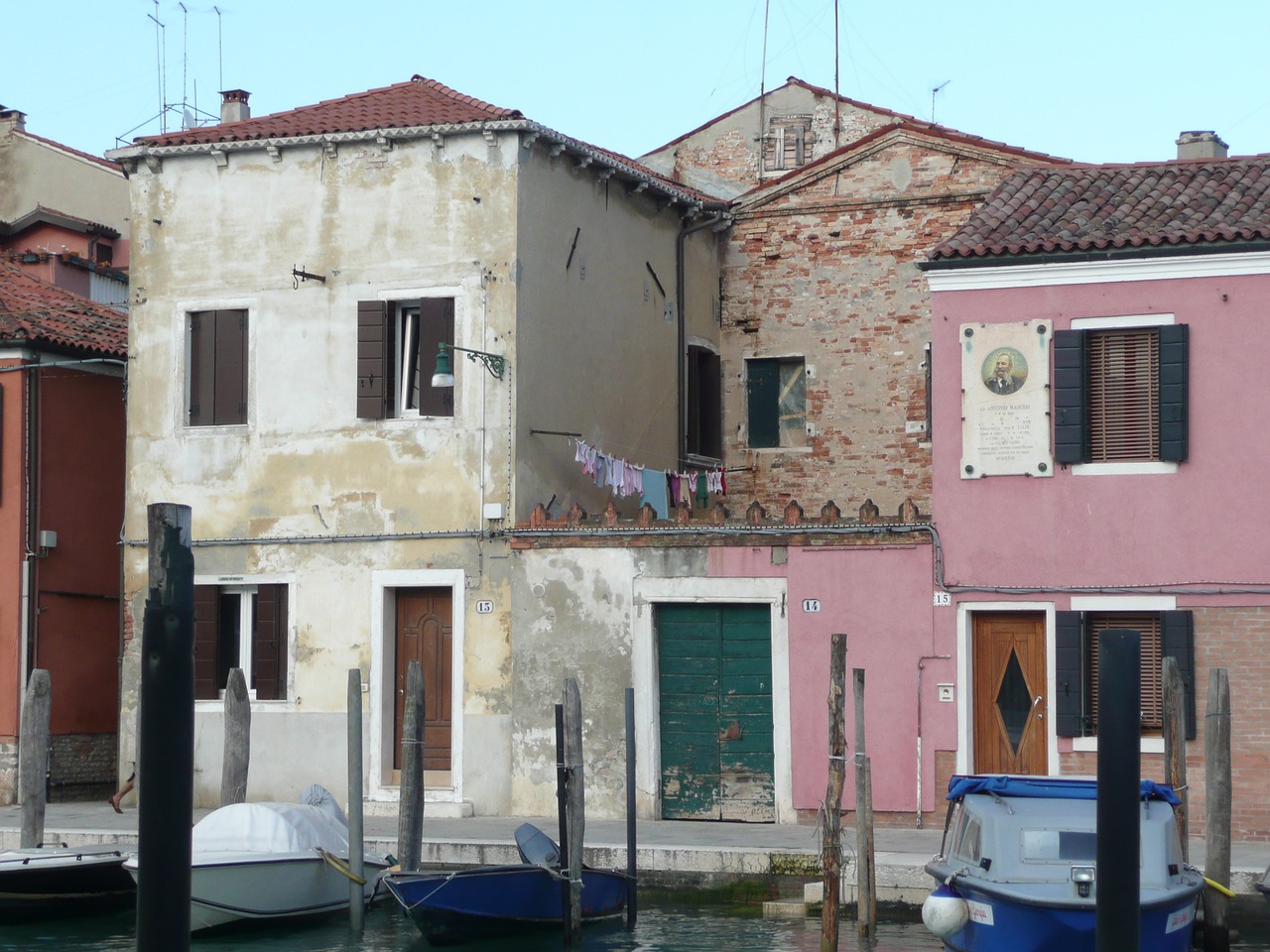 venice houses boats free photo