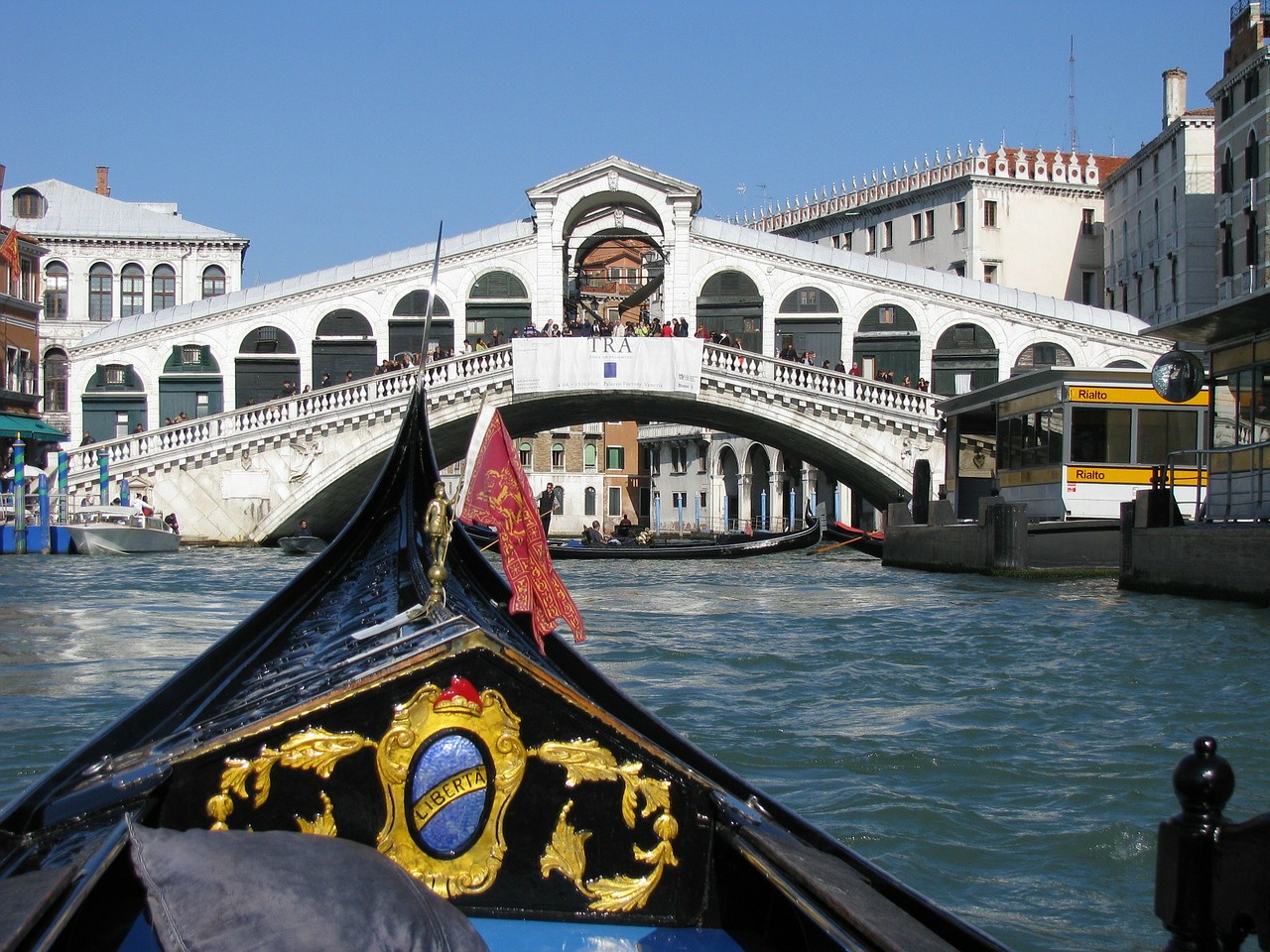 venice rialto bridge venezia free photo