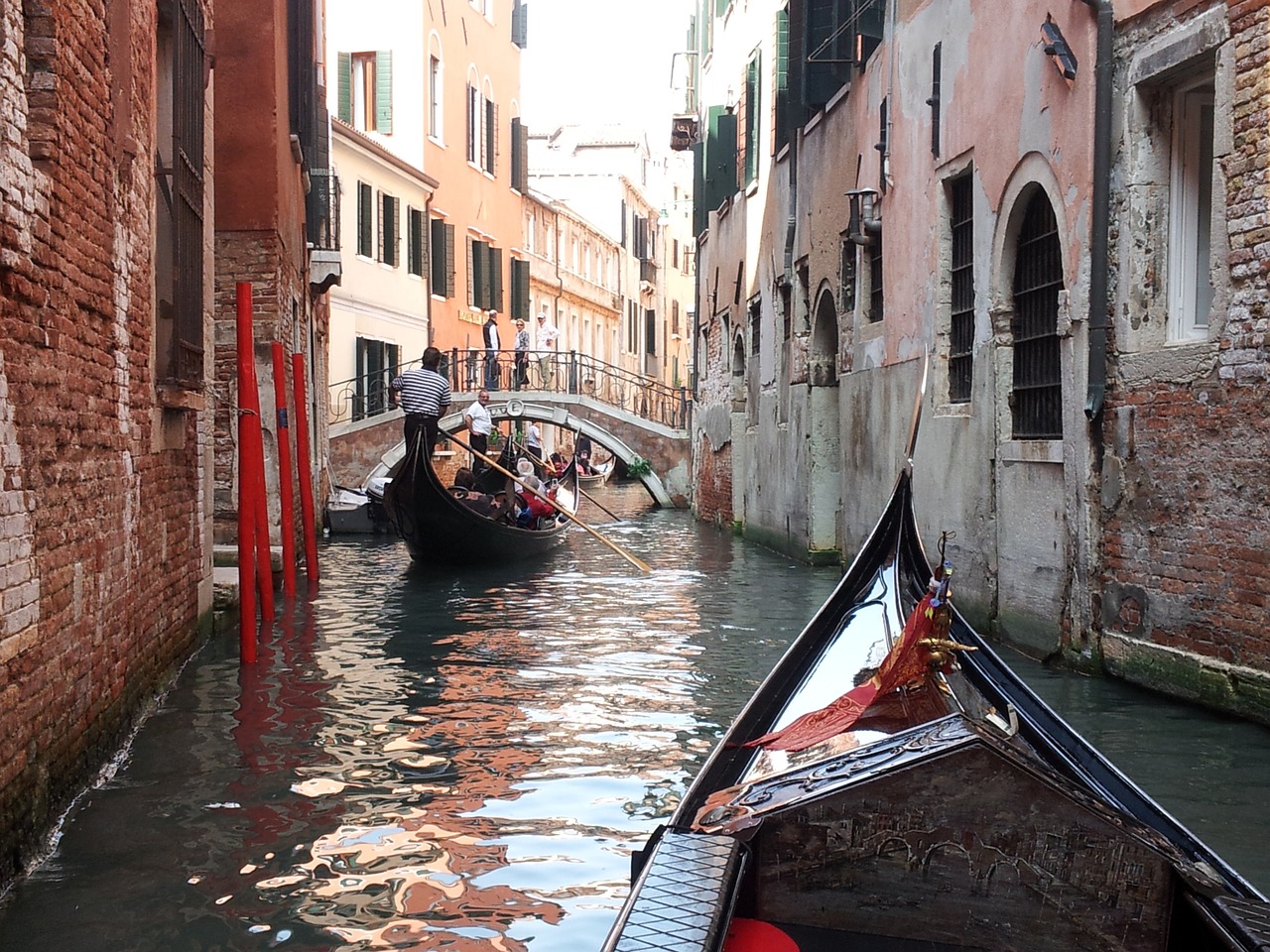 venice italy gondola free photo