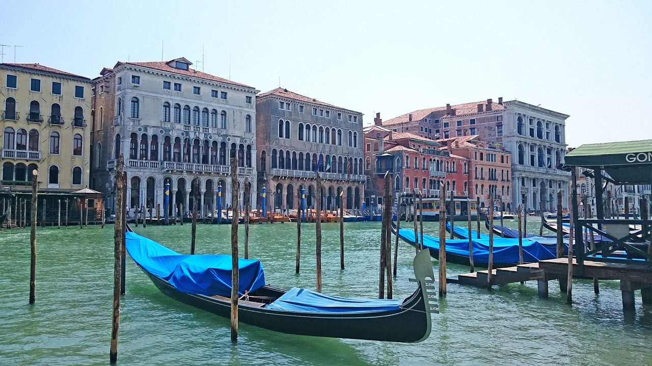 venice italy waterway free photo