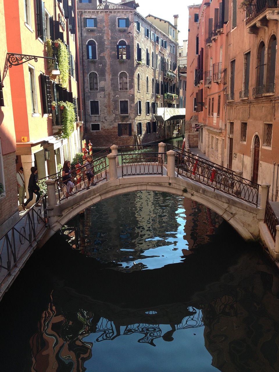 venice bridge canal free photo