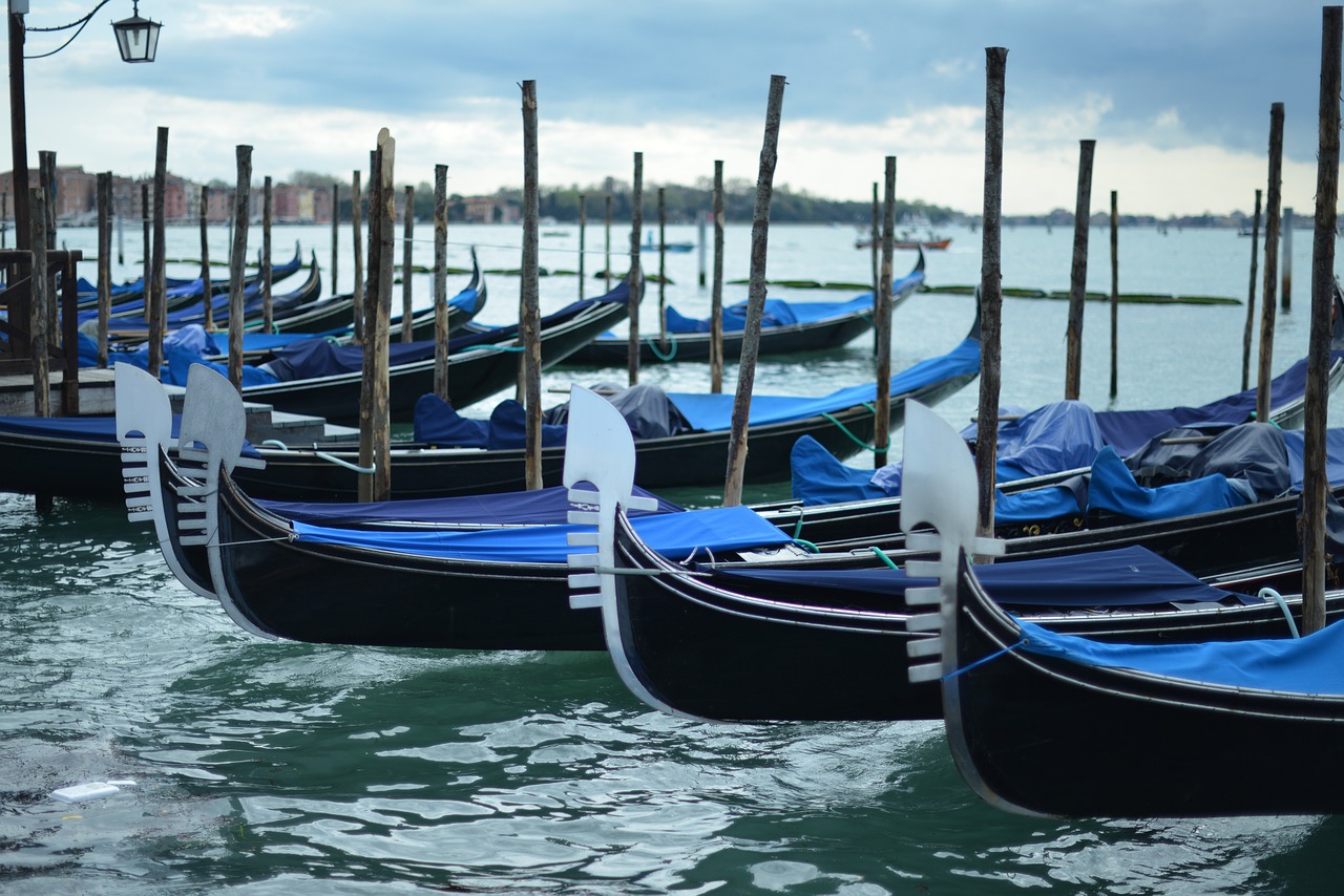 venice gondolas italy free photo