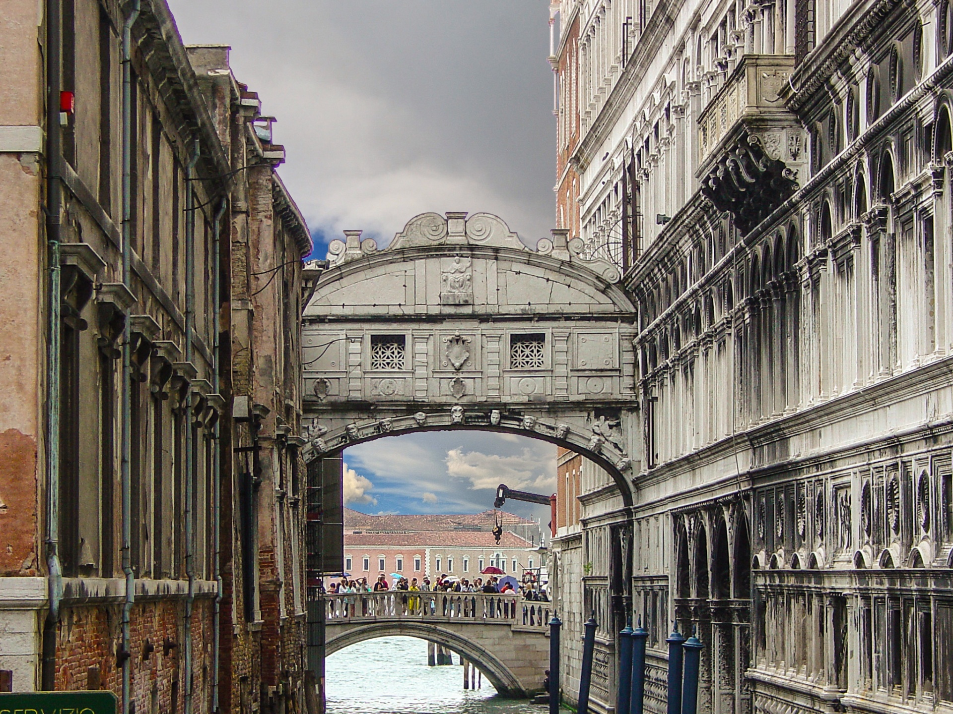 venice canal bridge free photo