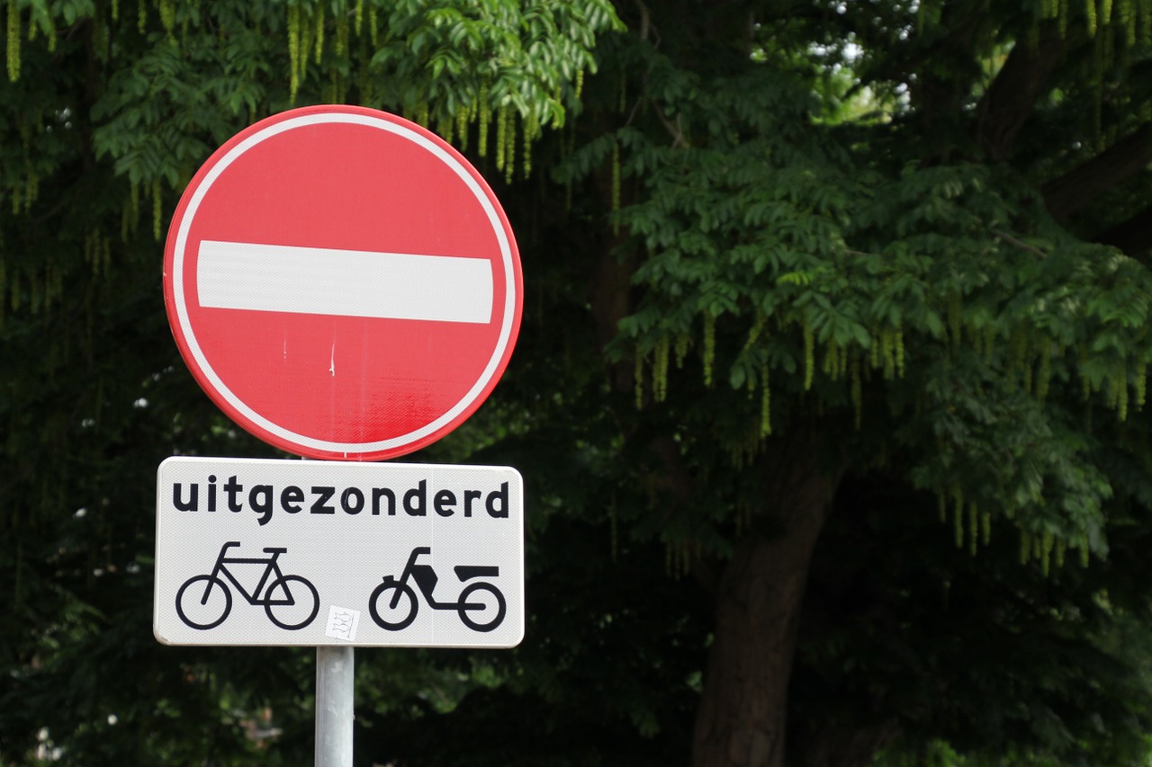 verbotsschild prohibitory bike free photo