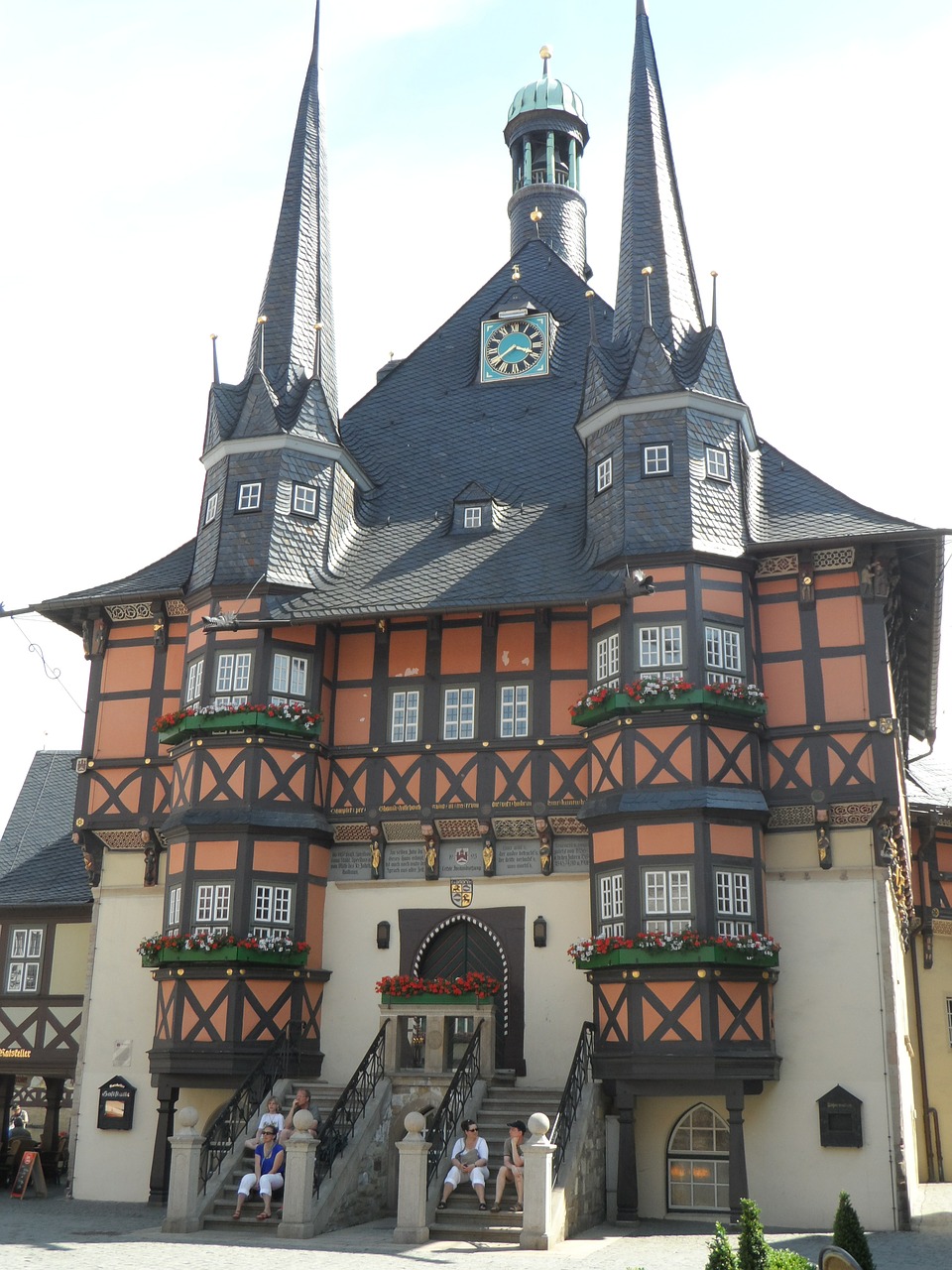vernigerode germany the town hall free photo