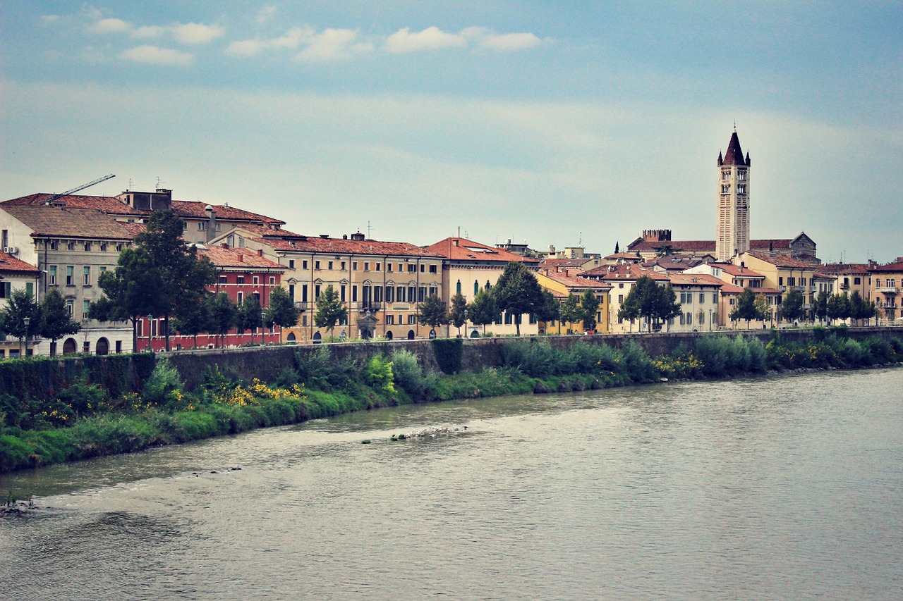 verona italy river free photo