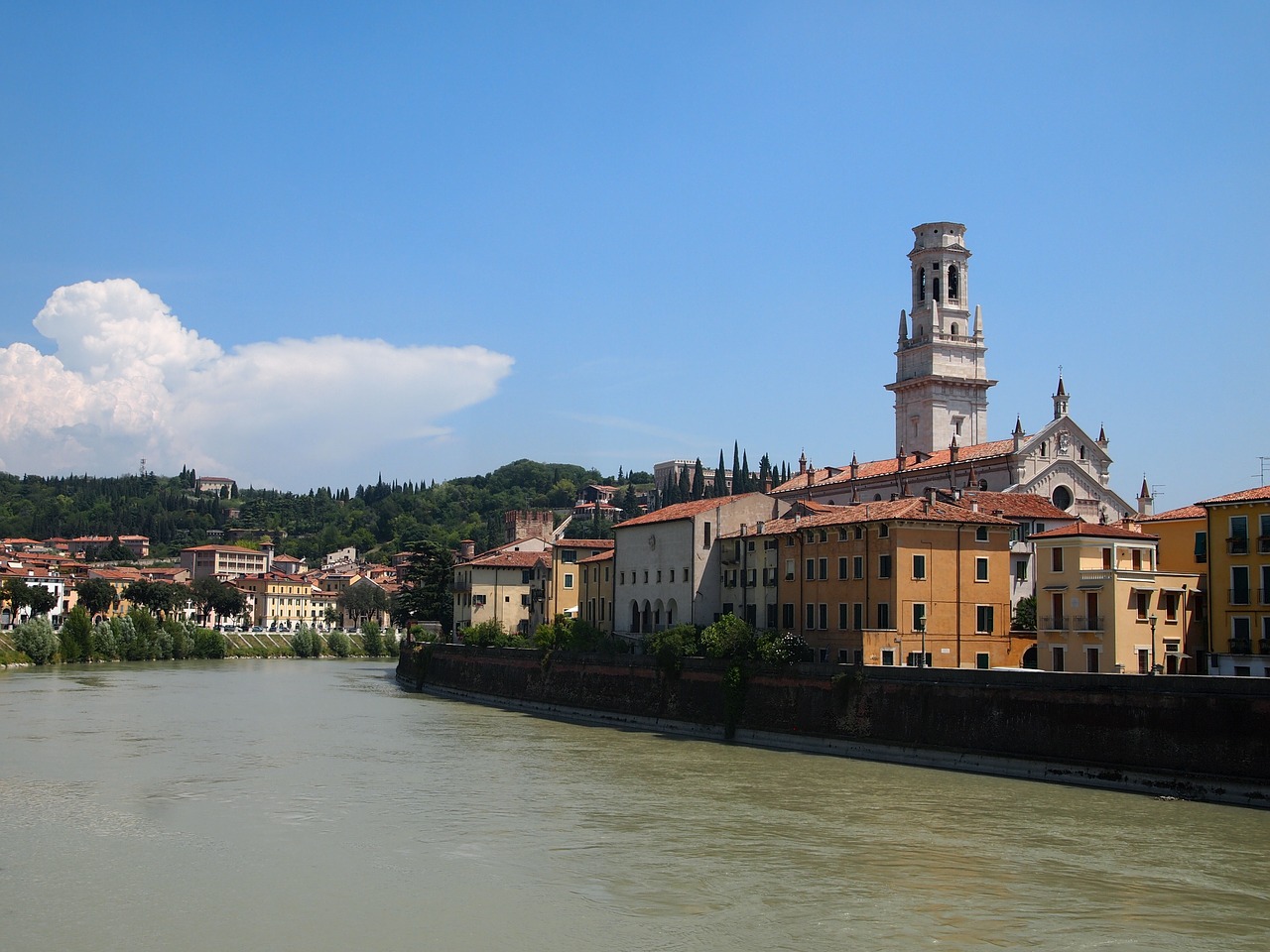 verona italy panorama free photo