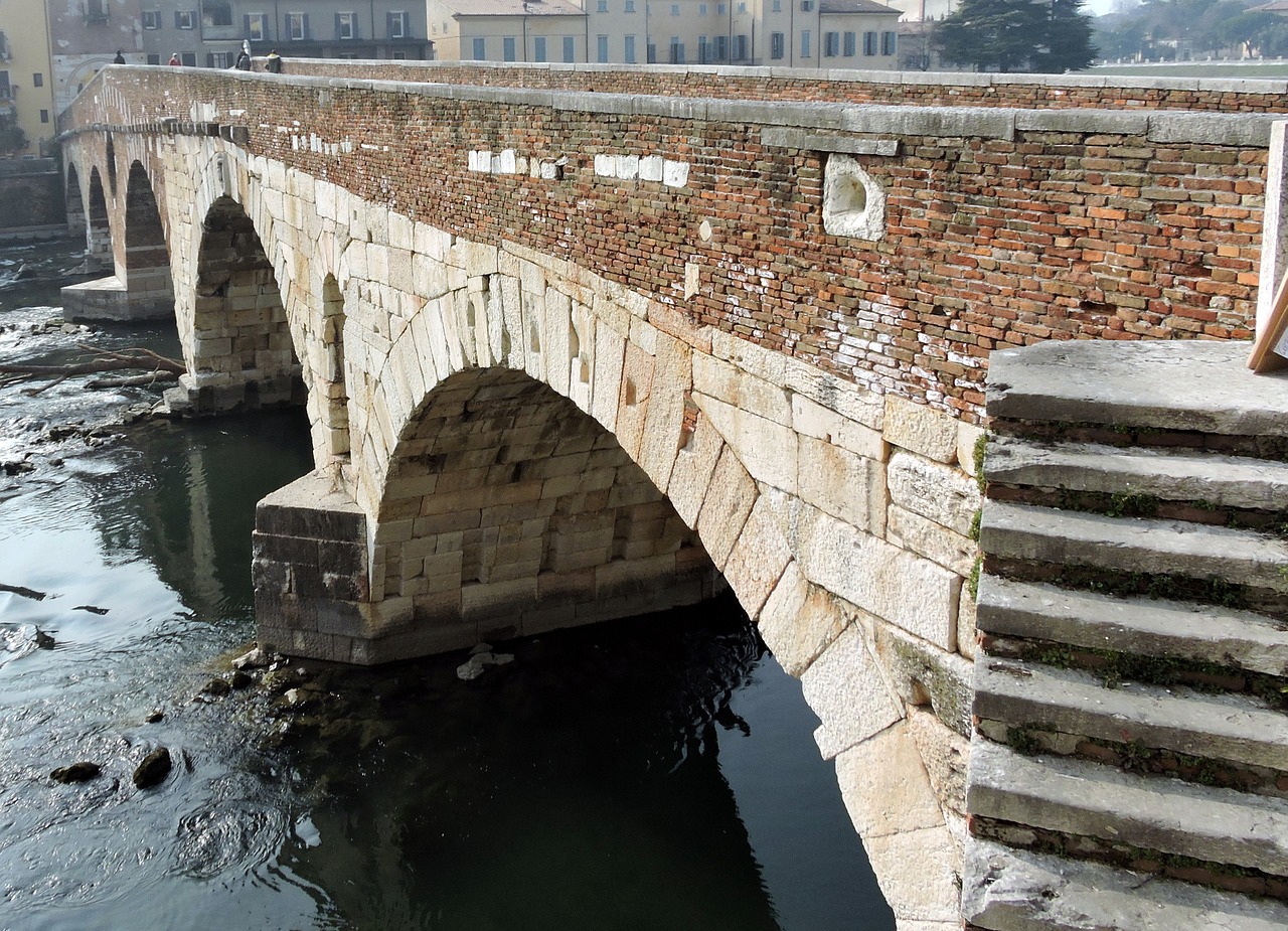 verona bridge stone free photo