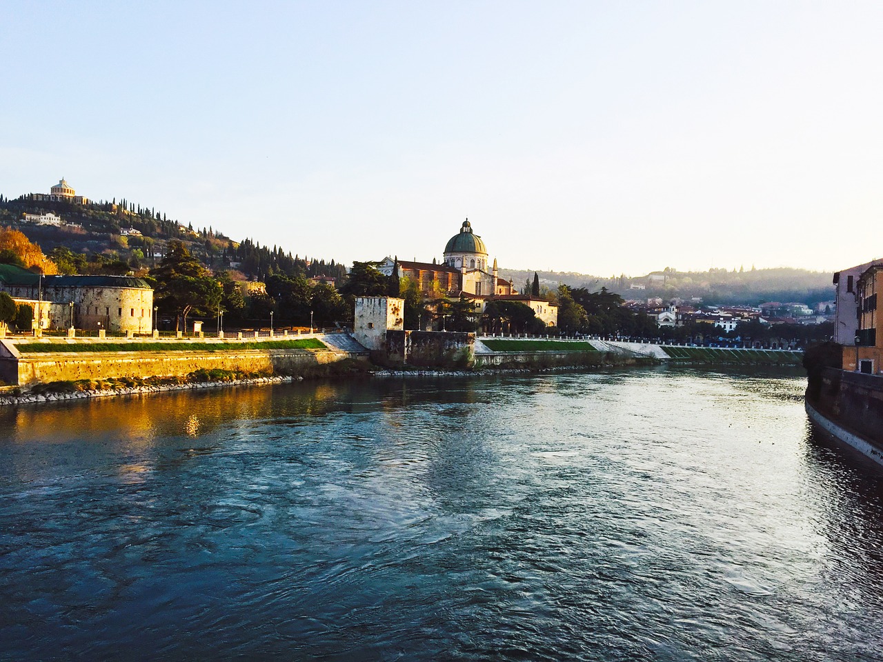 verona bridge river free photo