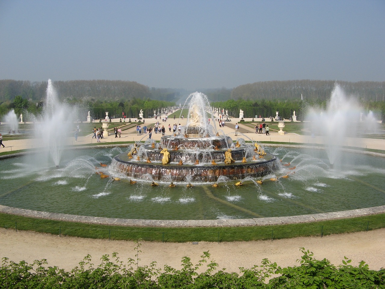 versailles castle garden free photo