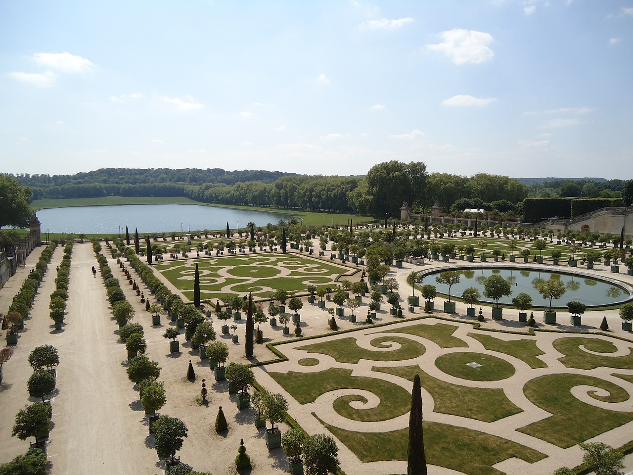 versailles palace garden free photo