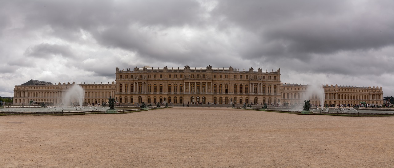 versailles palace panorama france free photo