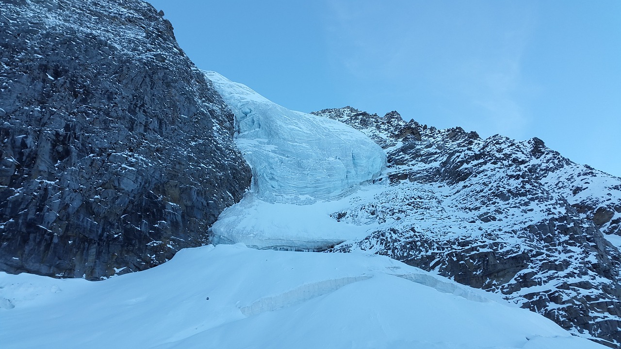 vertainspitze glacier ice free photo