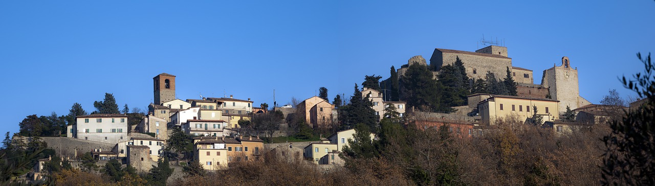 verucchio  romagna  landscape free photo