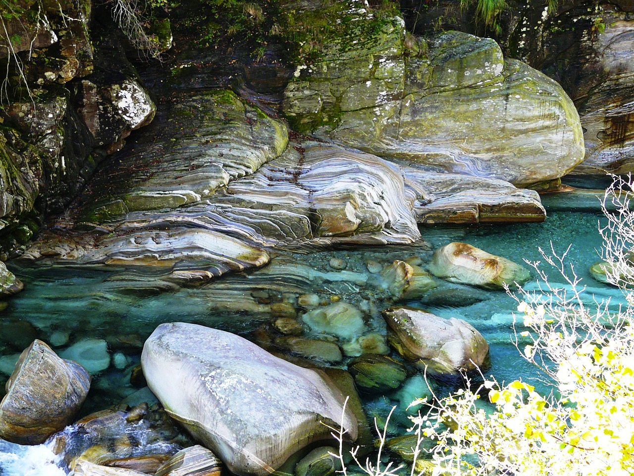 verzasca river water free photo