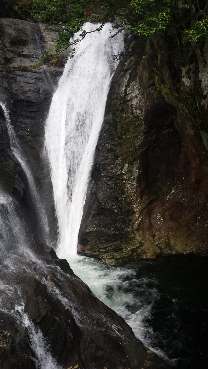 verzasco waterfall switzerland free photo
