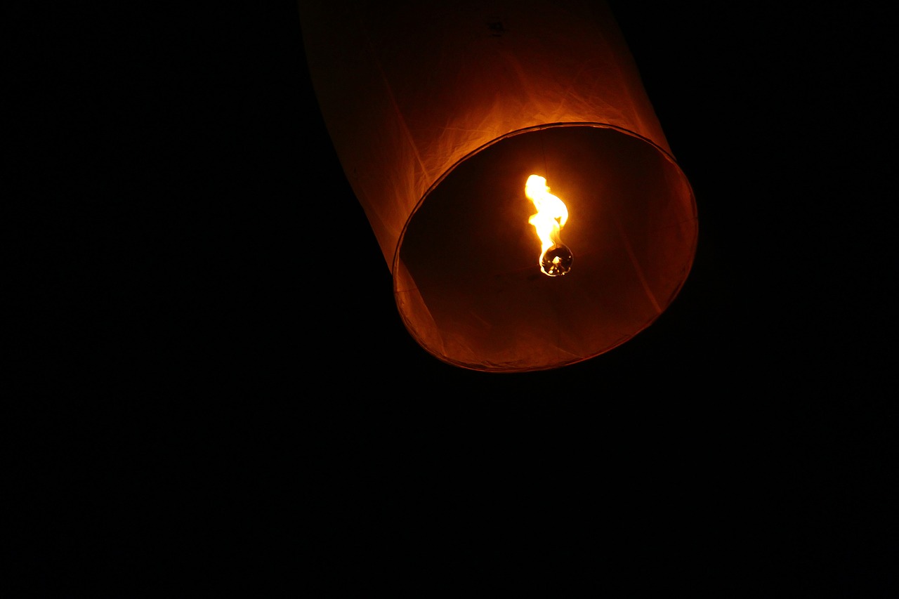 vesak lantern borobudur light free photo