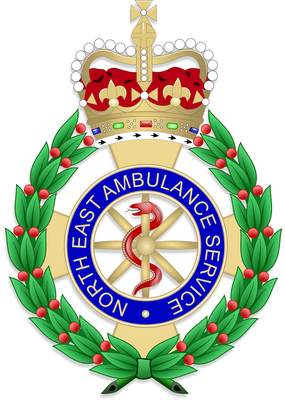 veteran  ambulance  capbadge free photo