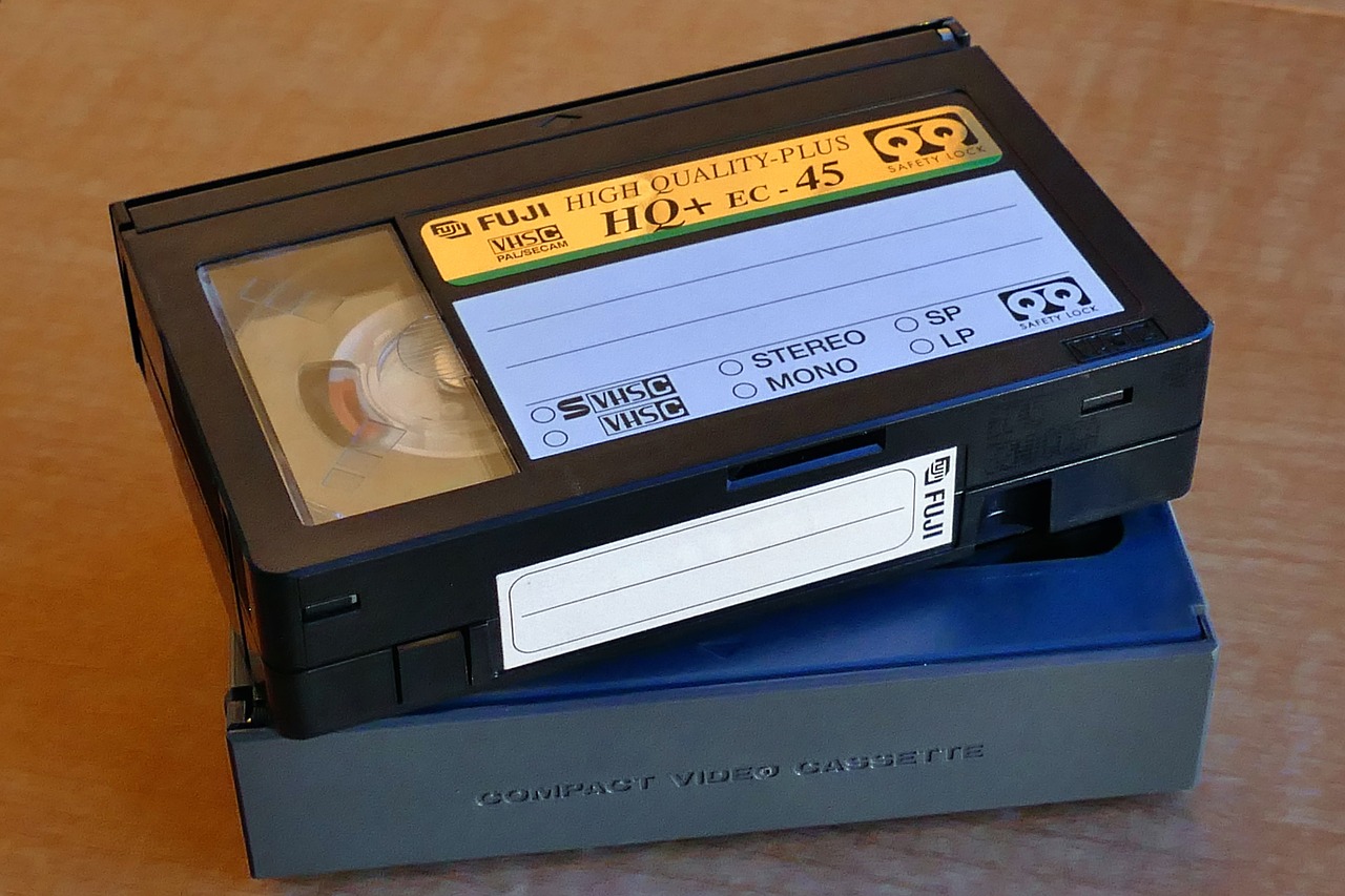 vhs video cassette free photo