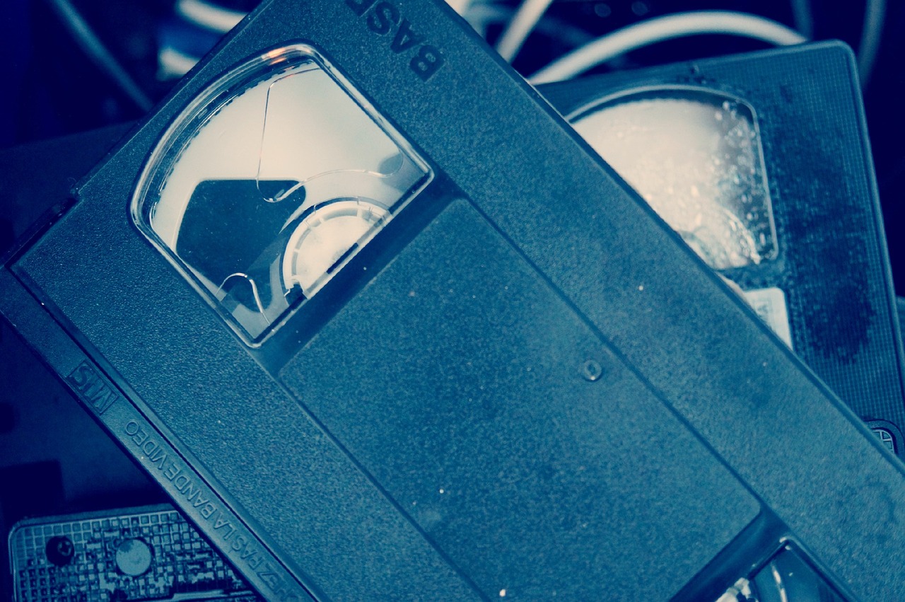 vhs video cassette video tape free photo