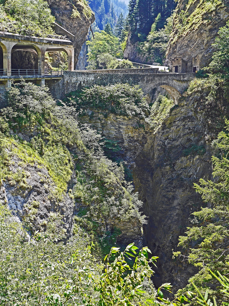 via mala rhine gorge hinterrhein free photo