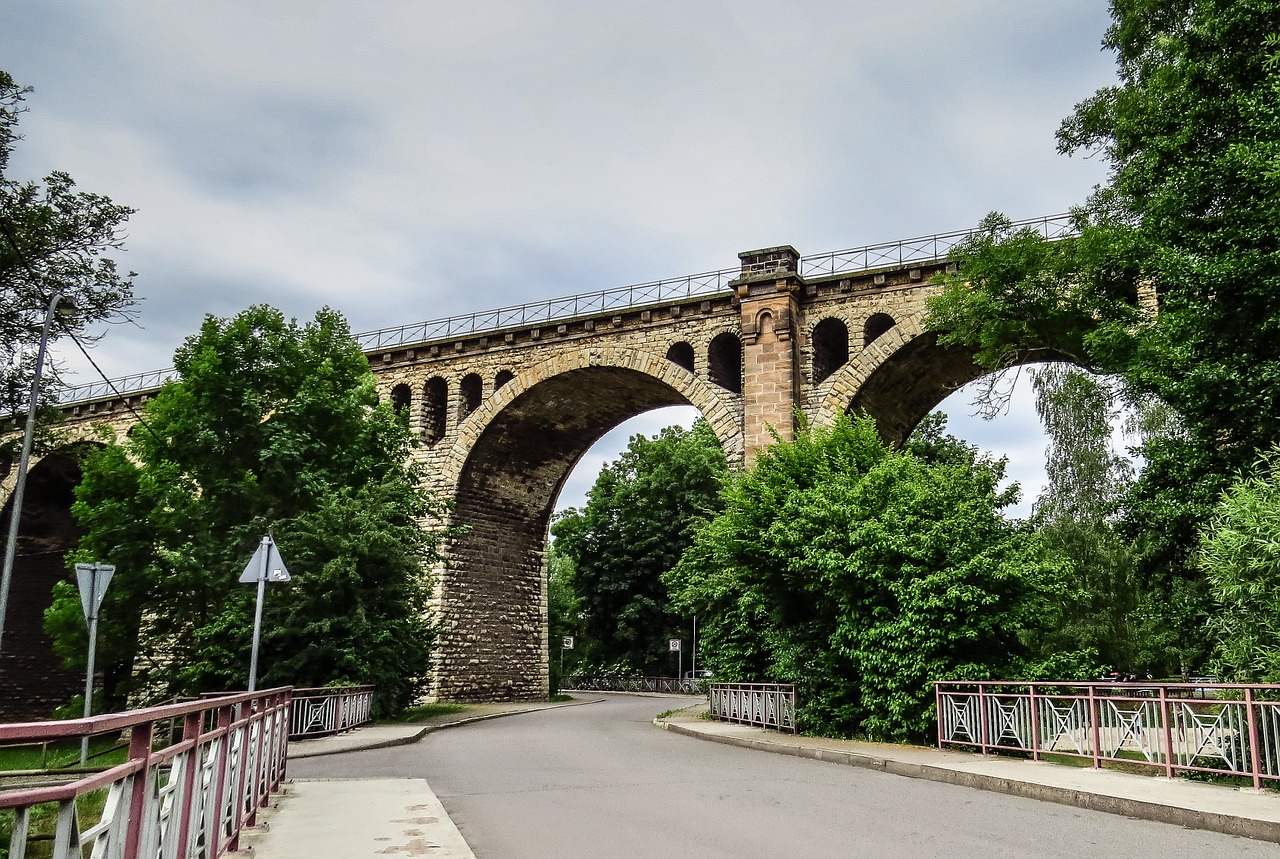 viaduct stadtilm thuringia germany free photo