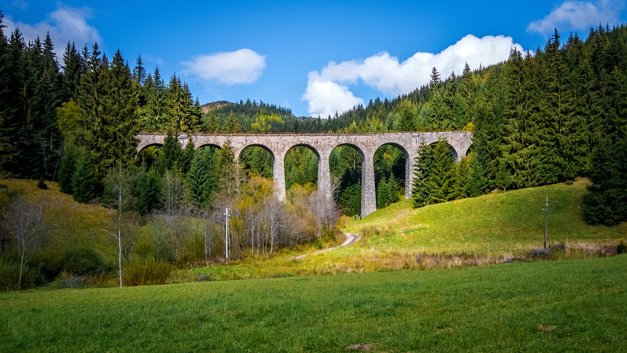 viaduct railway bridge bridge free photo