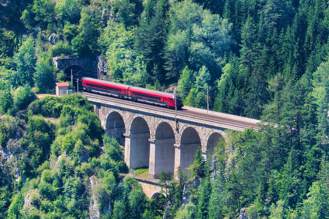 viaduct  railway  travel free photo