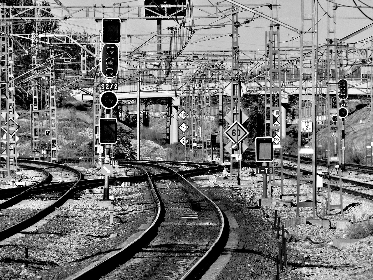 vias train traveling free photo