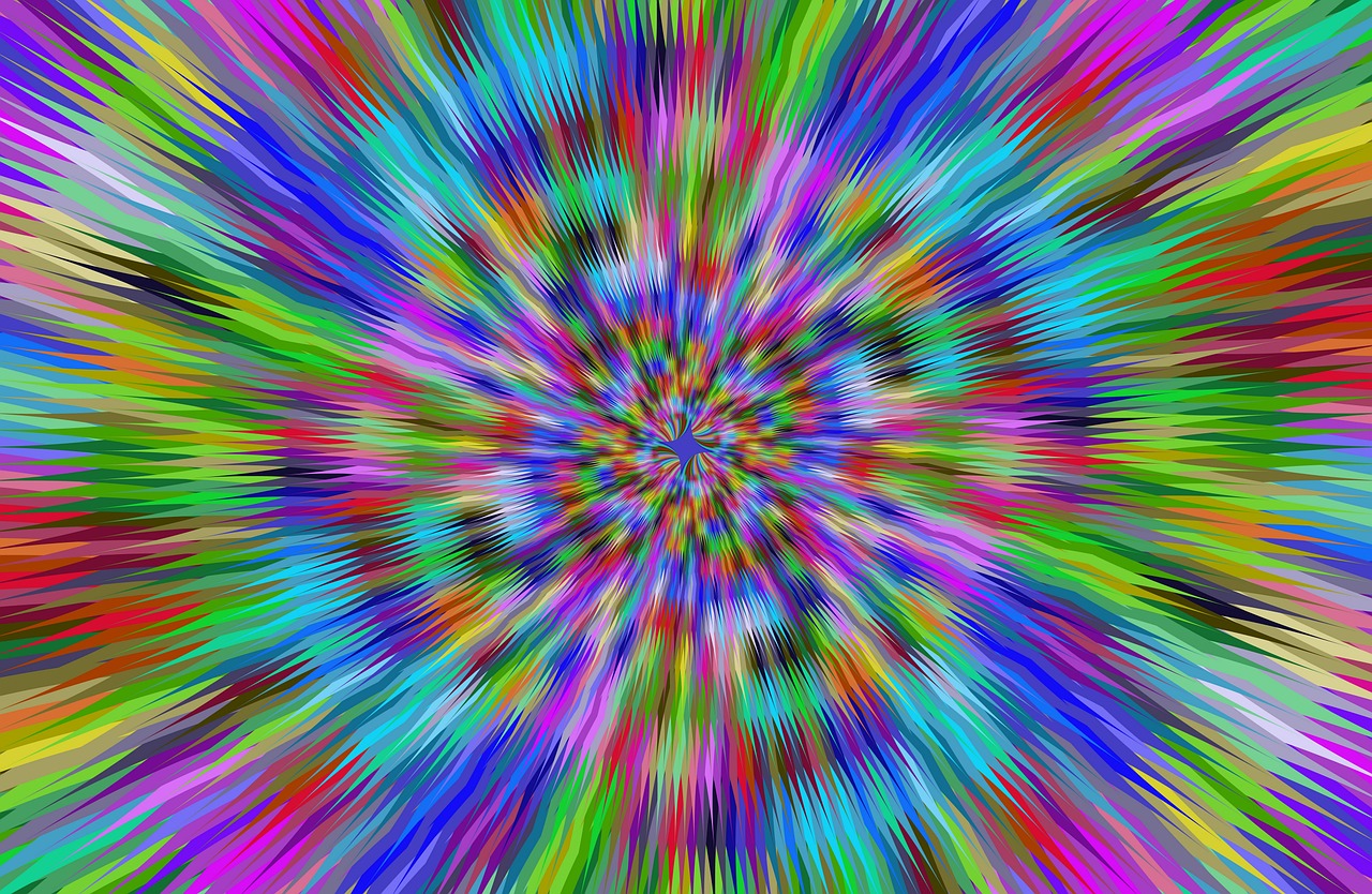 vibrant background hypnotic free photo
