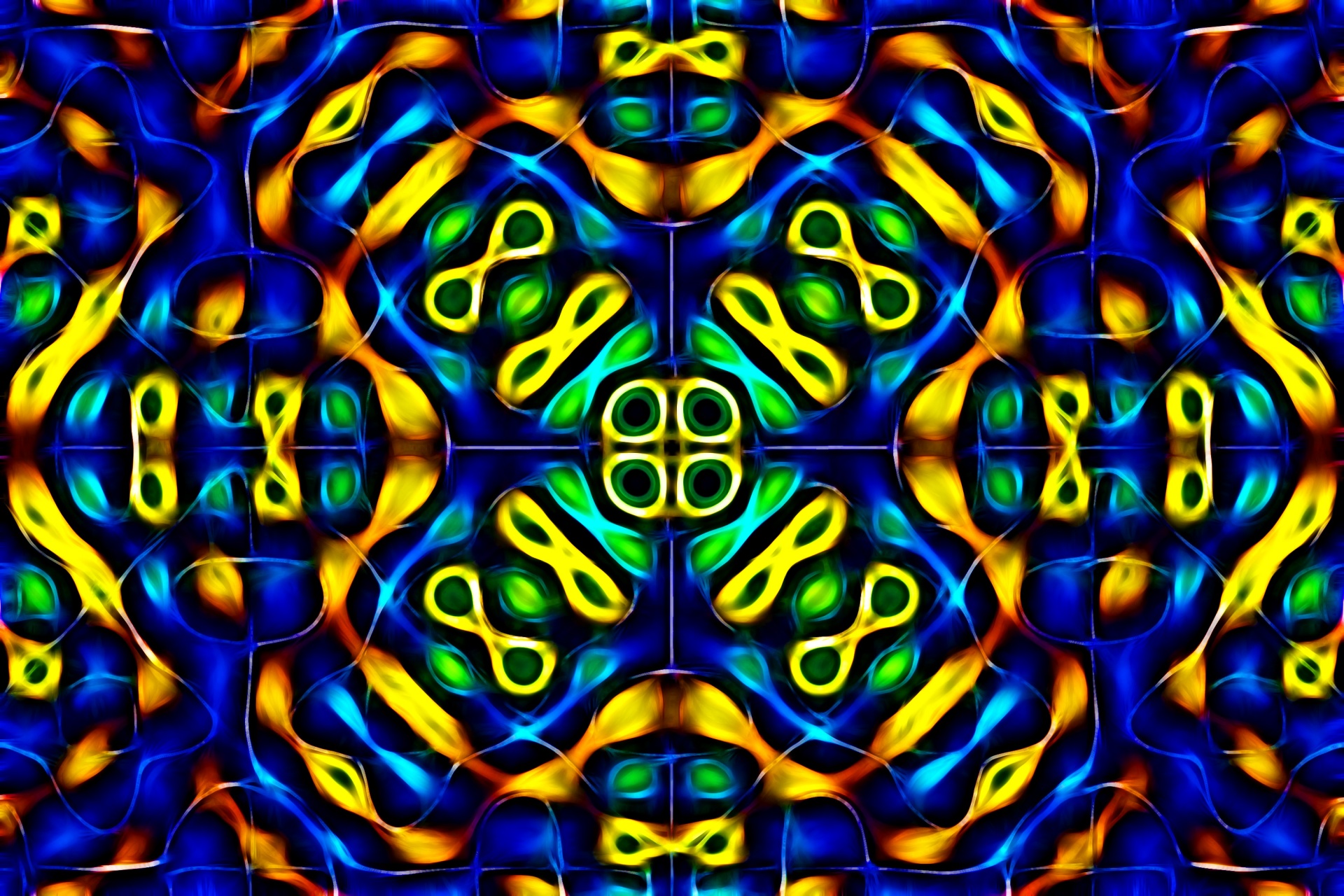 pattern geometric glow free photo