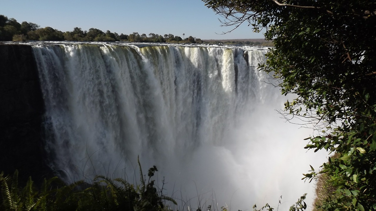 victoria falls waterfall zimbabwe free photo