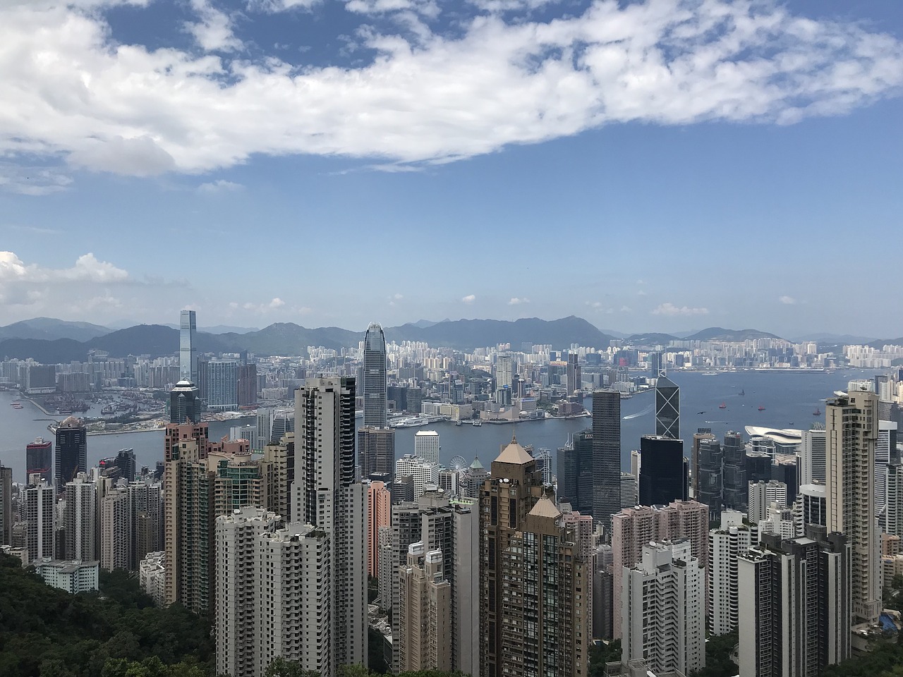 victoria peak  beautiful  travel free photo