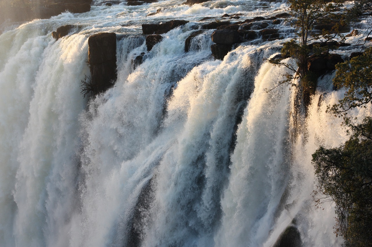 victorian case waterfall africa free photo