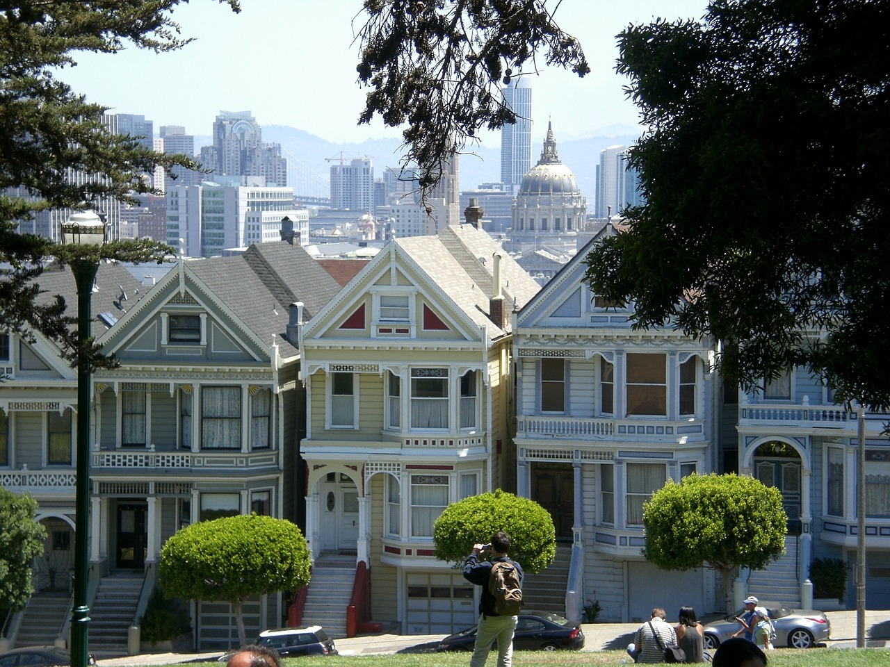 victorian house painted ladies san francisco free photo