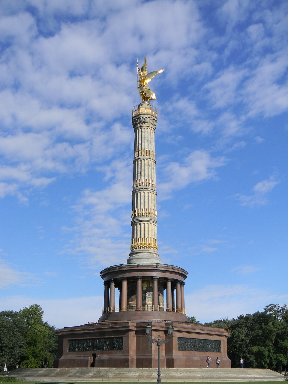 victory pillar  berlin  monument free photo