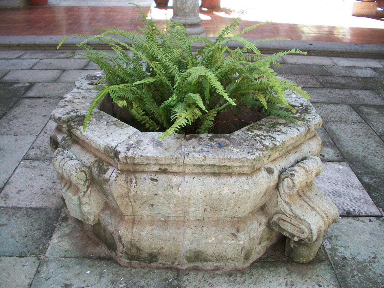 stone fountain water free photo