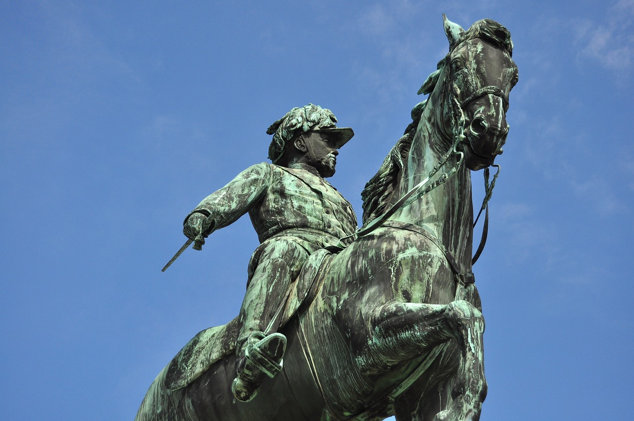 vienna equestrian statue statue free photo