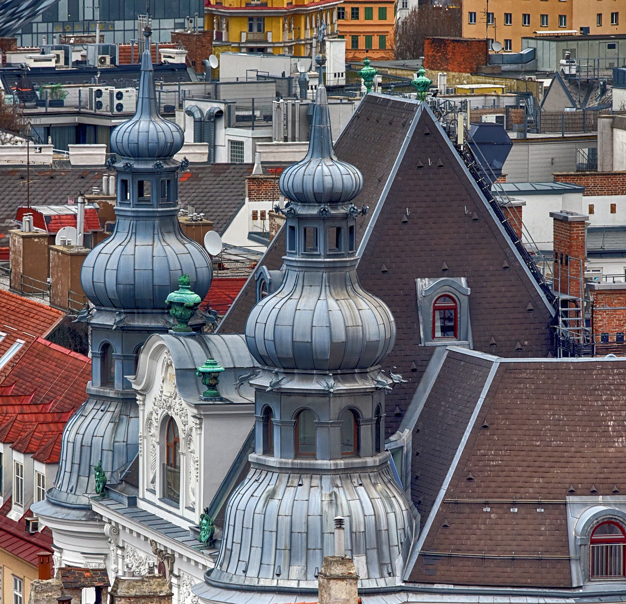 vienna austria roofs free photo