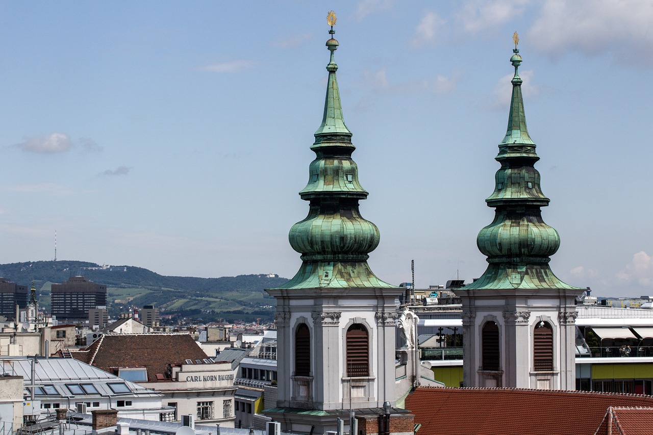 vienna panorama view free photo