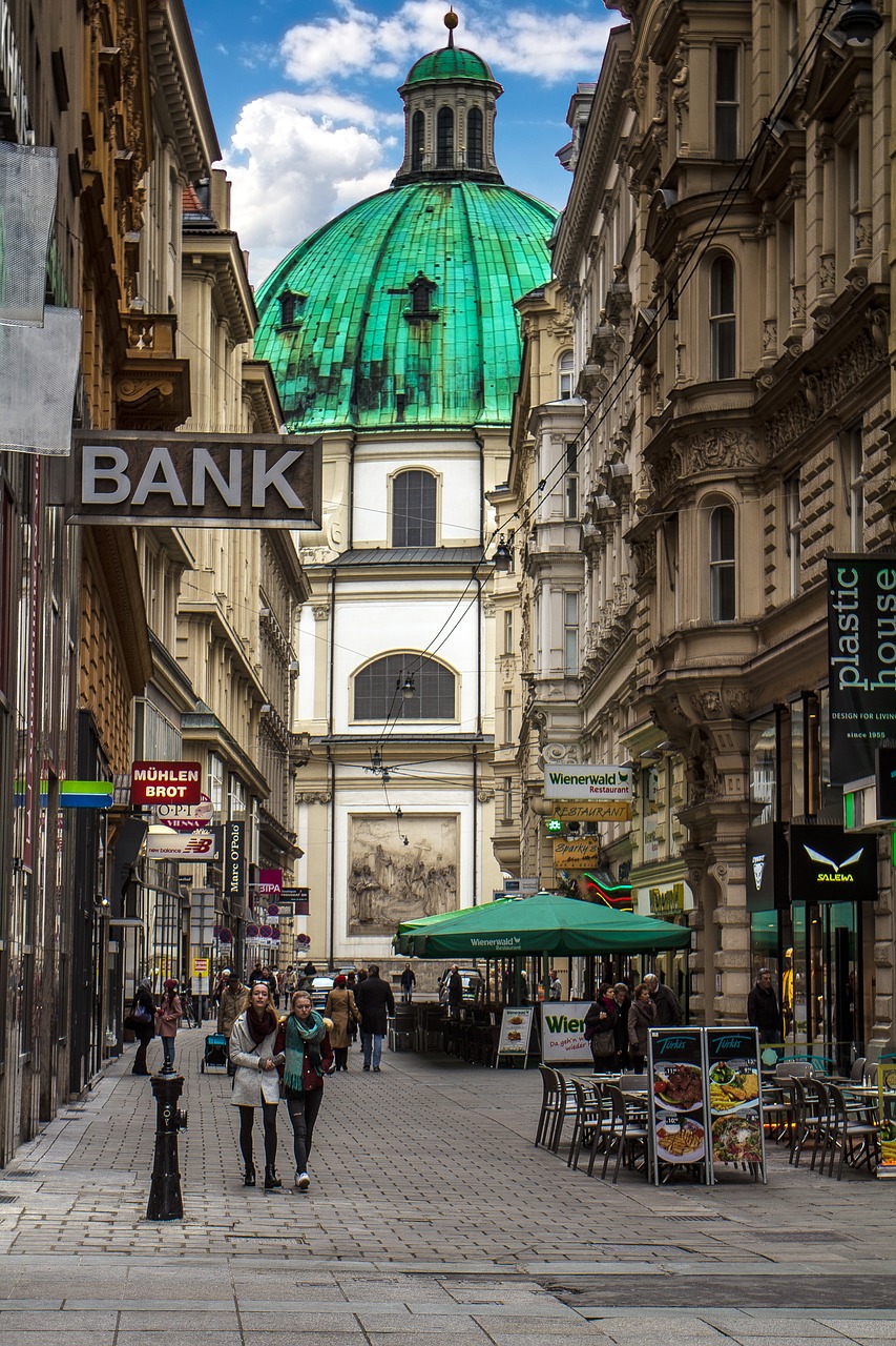 vienna old town road free photo