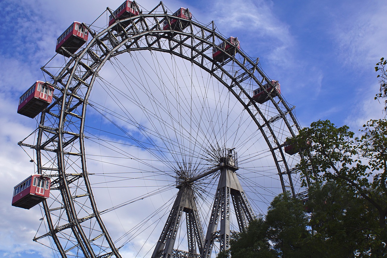 vienna ferris wheel prater free photo