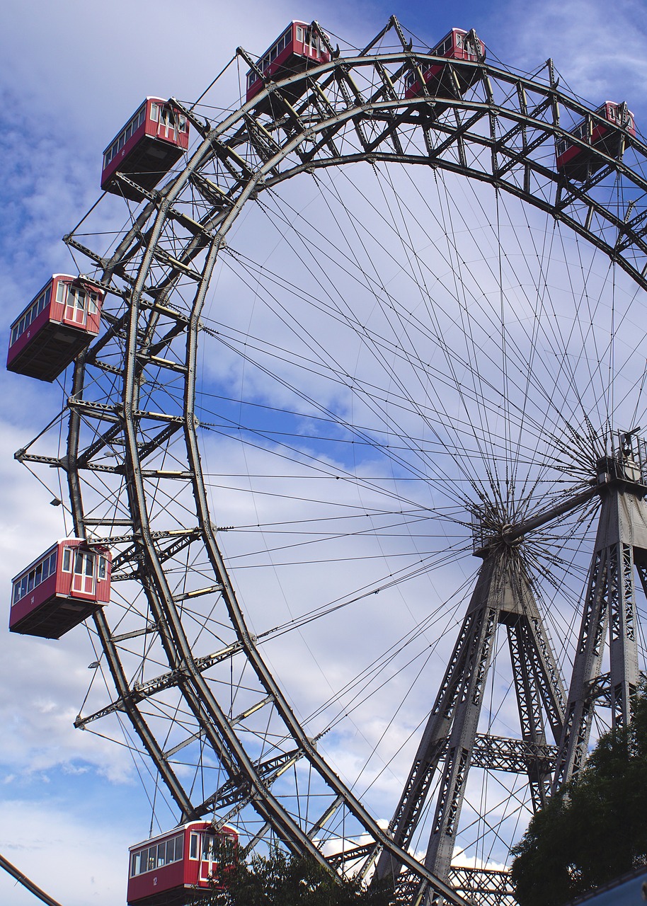 vienna ferris wheel prater free photo