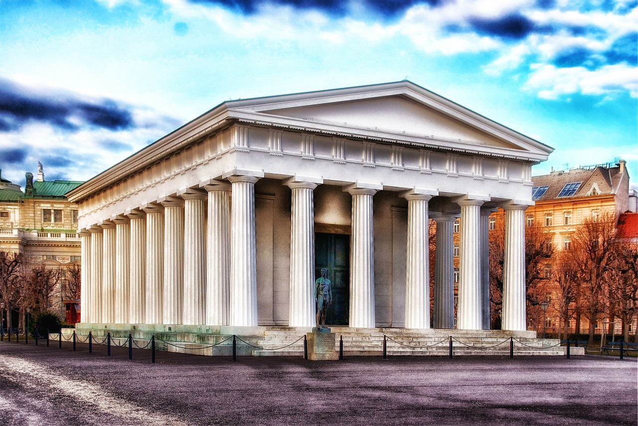 vienna temple of thesus landmark free photo