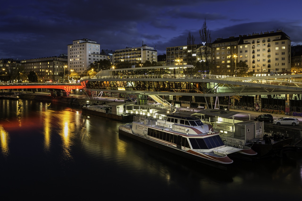 vienna austria danube free photo