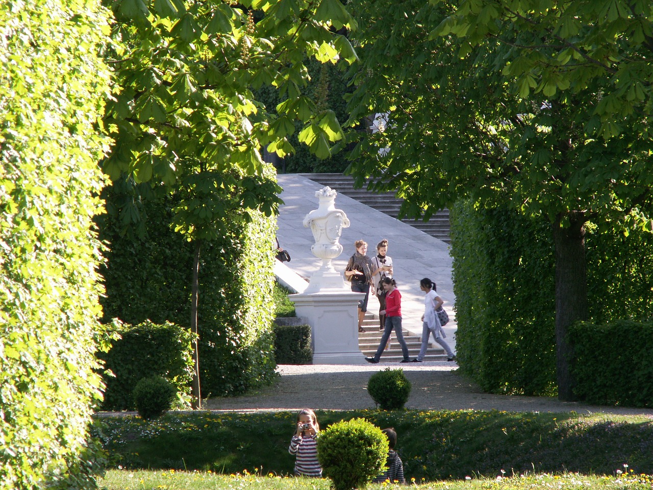 vienna belvedere park free photo