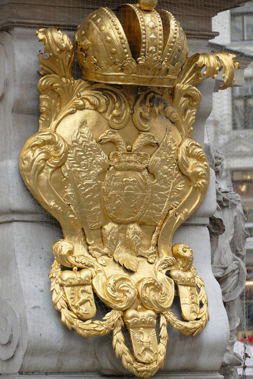 vienna double eagle coat of arms free photo